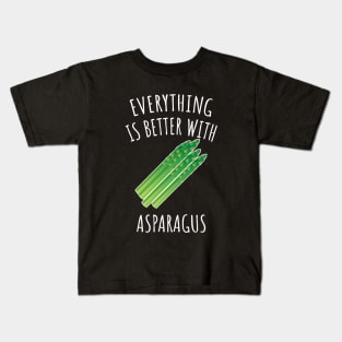 Everything is better with asparagus Kids T-Shirt